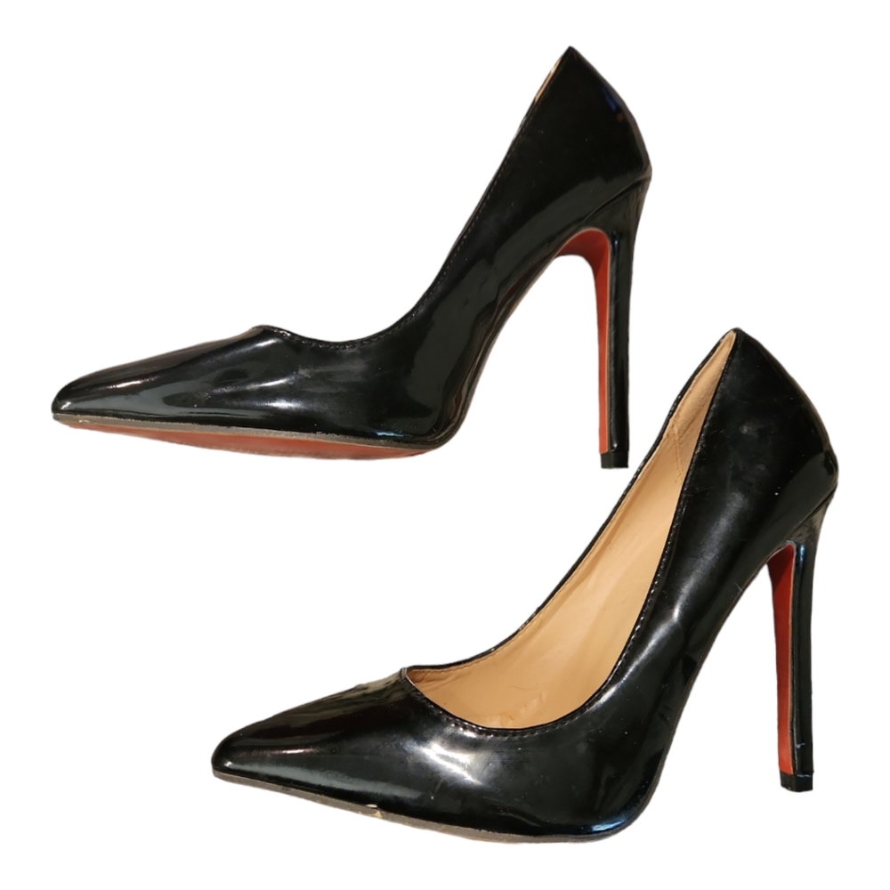 Black Patent Pumps